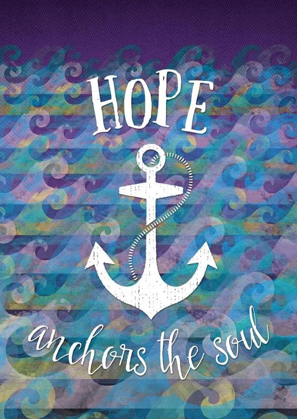 hope nautical Thinking of you Card 28529 created by Noonday Design