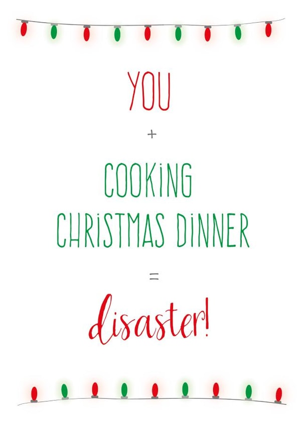 cooking christmas Christmas Card 26855 created by Caryl Halstead