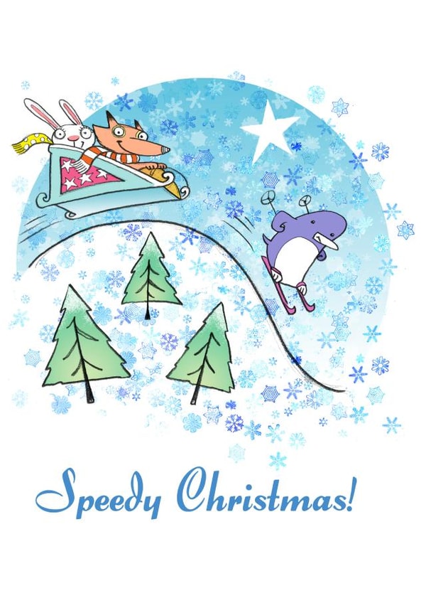 christmas speedy Christmas Card 25270 created by Beccy Blake