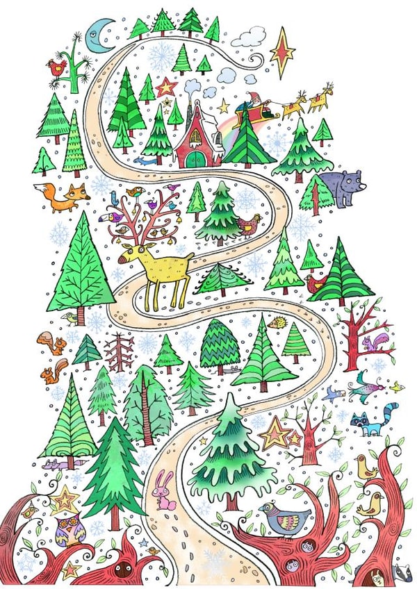 #happychristmas #woodlandanimals Card 25271 created by Beccy Blake