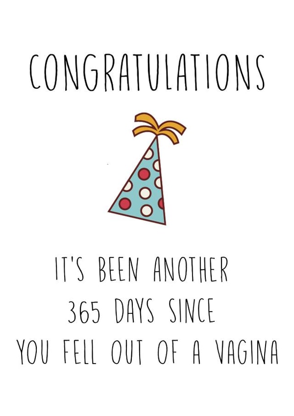 birthday funny Birthday Card 7560 created by JK