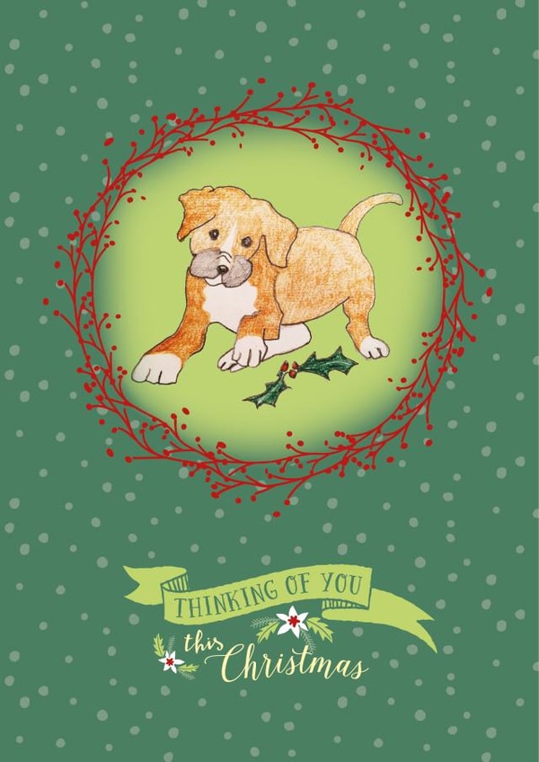 thinking you Christmas Card 29591 created by Joshua Billington