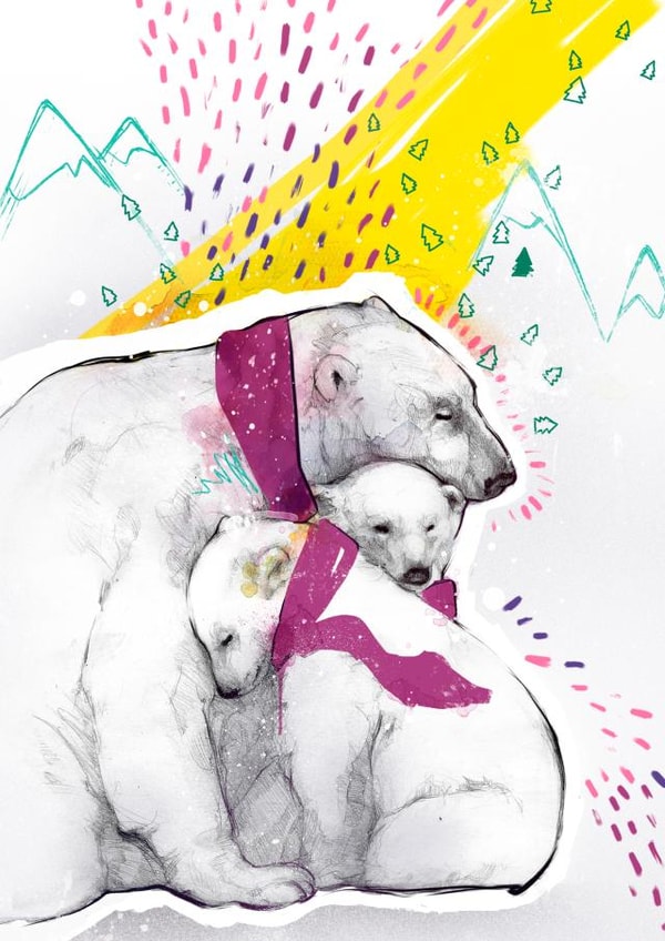 Christmas bear Card 22783 created by Podessto