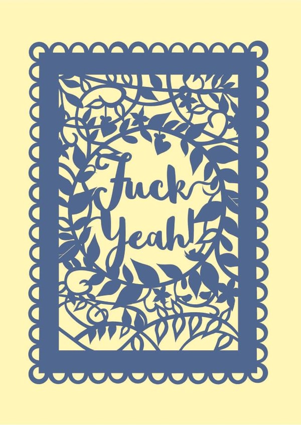 fuck yeah Congratulations Card 7318 created by Pogofandango