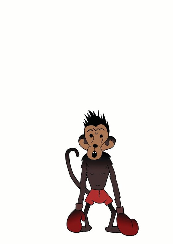 Monkey Male Card 29886 created by Herbert and Wilks