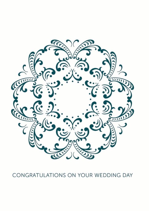 Wedding Congratulations Card 29891 created by Herbert and Wilks