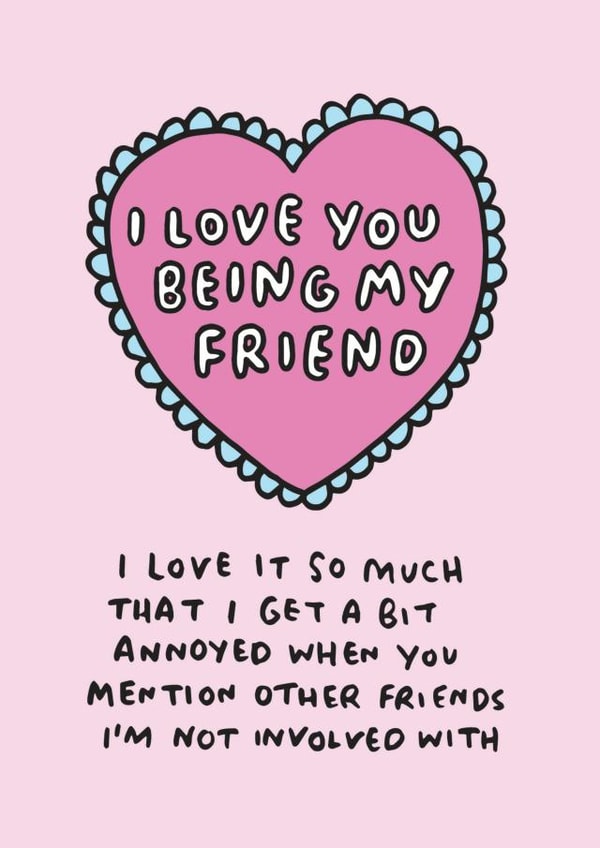 valentine friend Love & Friendship Card 5264 created by Veronica Dearly