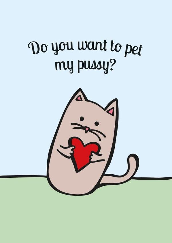 rude naughty Valentines Day Card 26520 created by Cookie Design