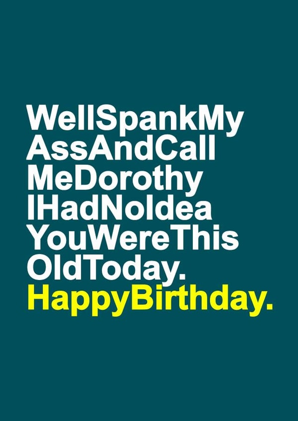 funny rude Birthday Card 5669 created by Redrakoon