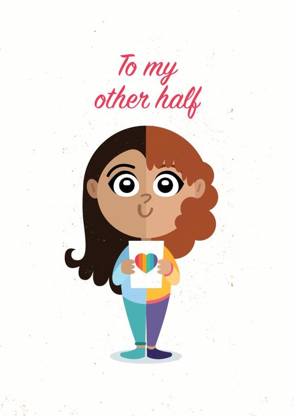 love lesbian Valentines Day Card 27386 created by Michelle Hird