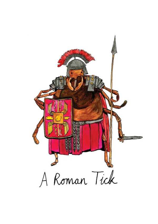 roman tick Anniversary Card 27860 created by Jelly Armchair