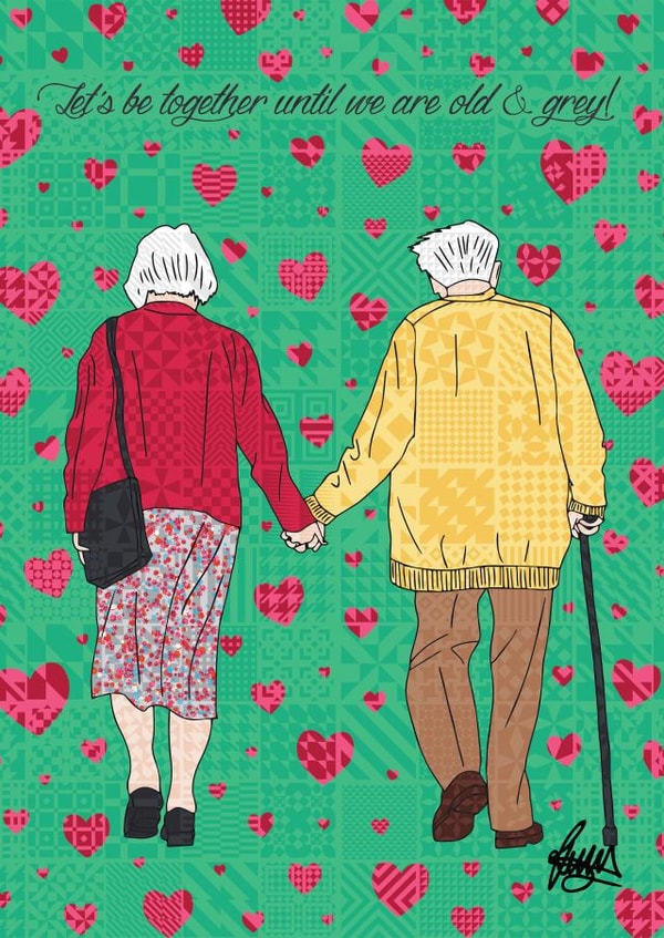 Valentine love Valentines Day Card 1482 created by Rose Hill Designs