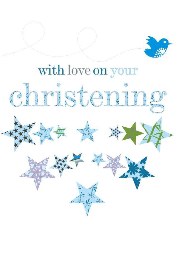 christening baptism Christening Card 2549 created by Claire Giles