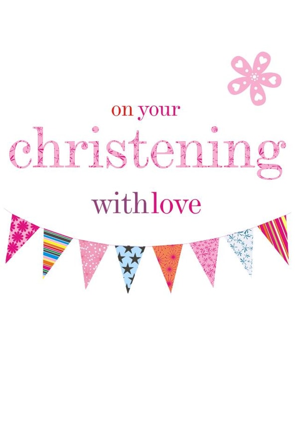 christening baptism Christening Card 2550 created by Claire Giles