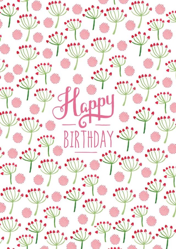 happy birthday Birthday Card 6429 created by Louise Anglicas