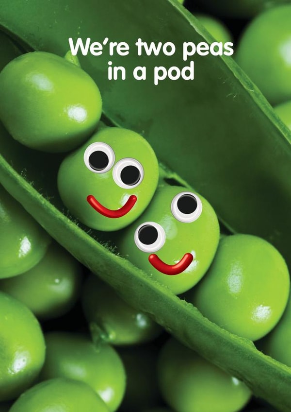 peas pod Love & Friendship Card 30087 created by kissmekwik