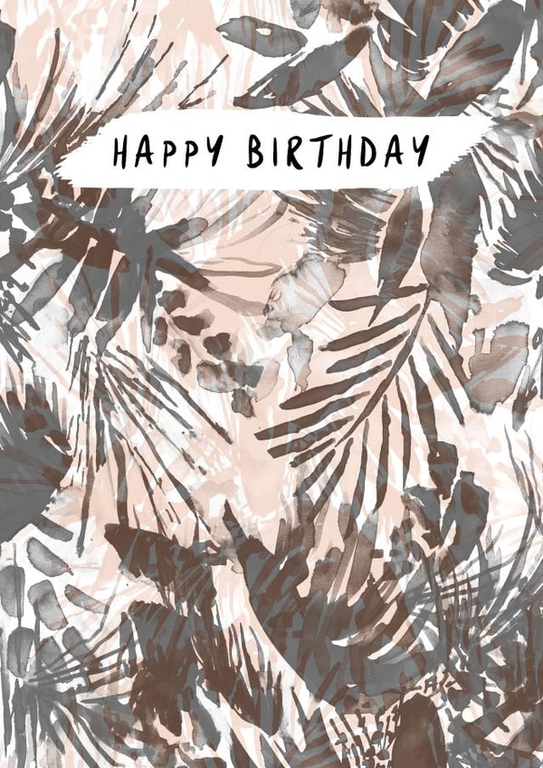 Birthday tropical Birthday Card 30246 created by Sophie Wade