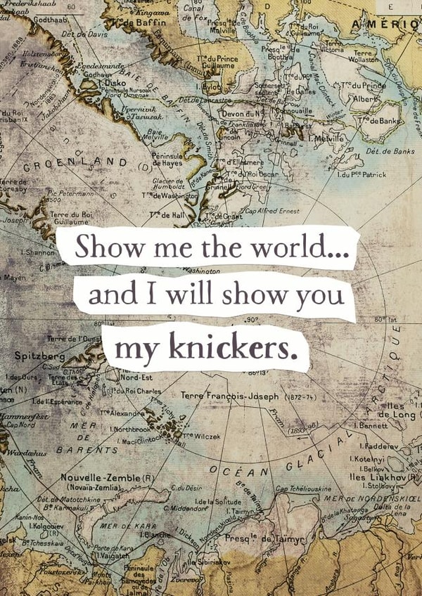 Funny Travel Anniversary Card - Valentines Card created by I am Nat