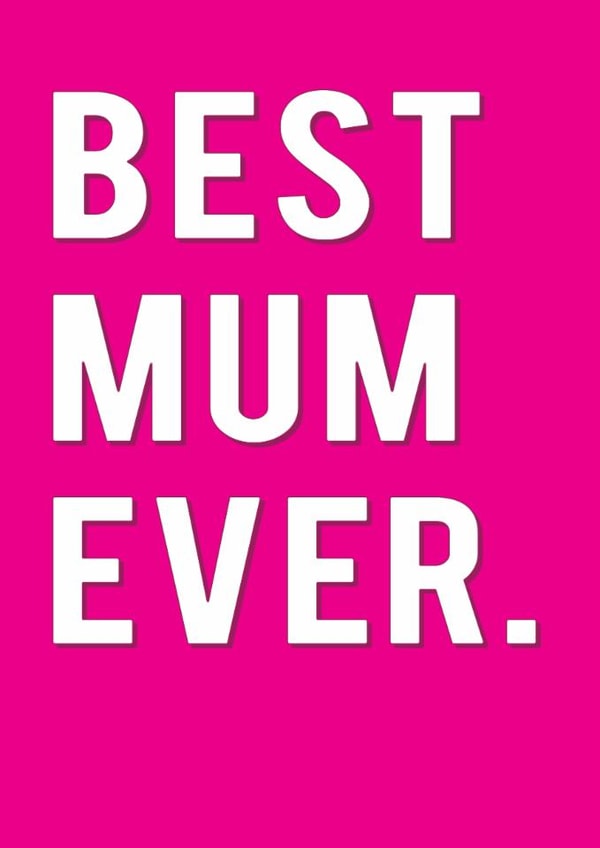best mum Mothers Day Card 6528 created by Redback Cards