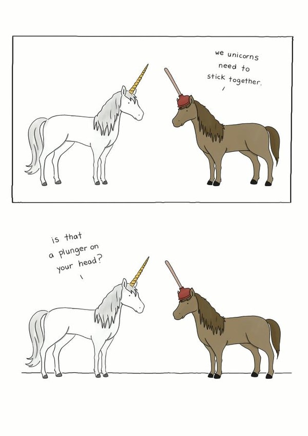 unicorn liz Love & Friendship Card 6530 created by Redback Cards