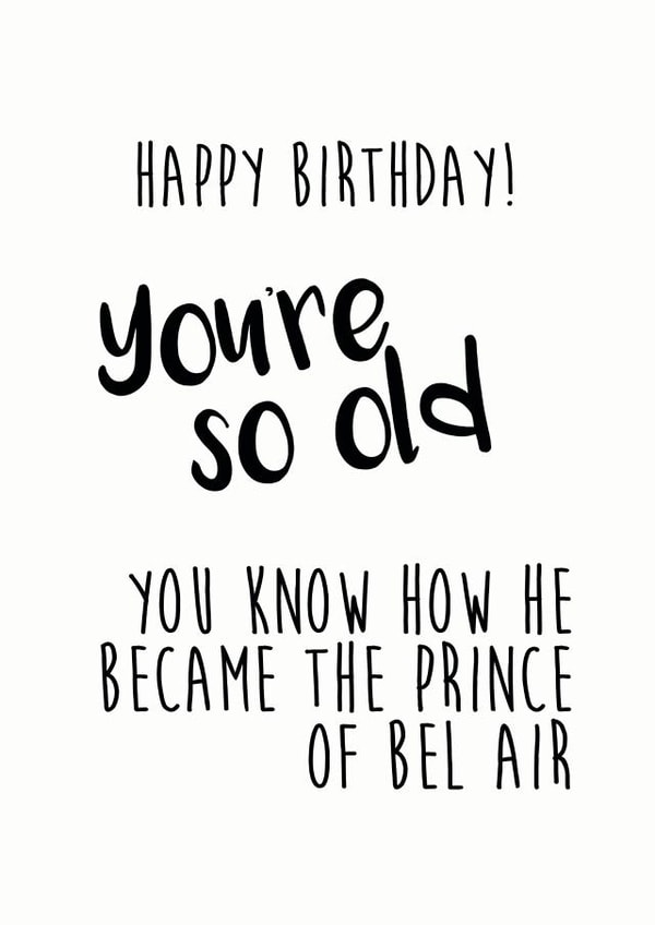 funny humour Birthday Card 7995 created by Little Stars Prints