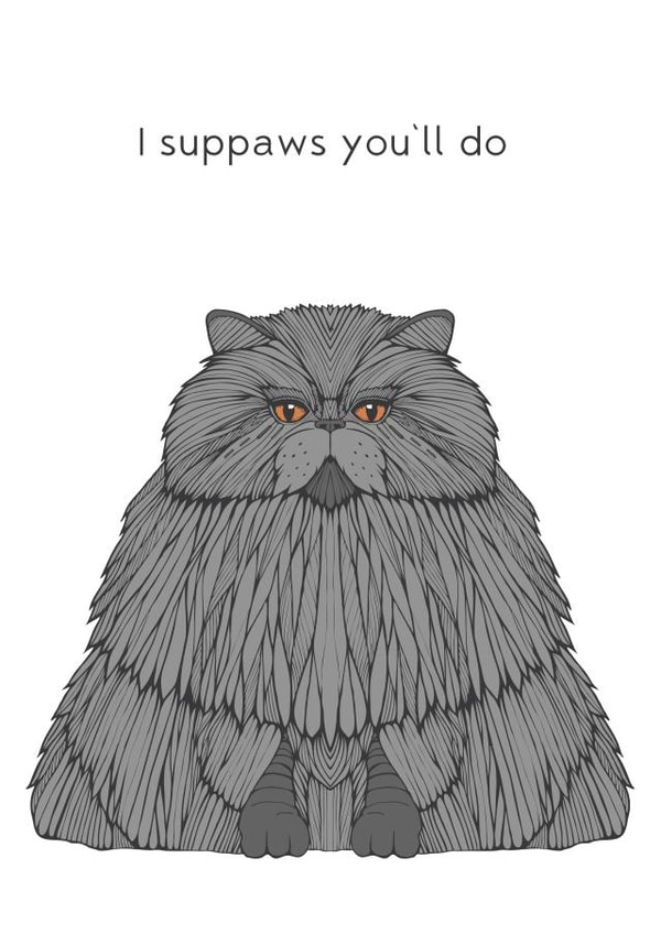 cat funny Valentines Day Card 28450 created by The Card Compony