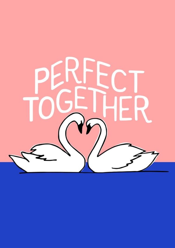 love valentines Engagement & Marriage Card 27185 created by Milklegs Co.