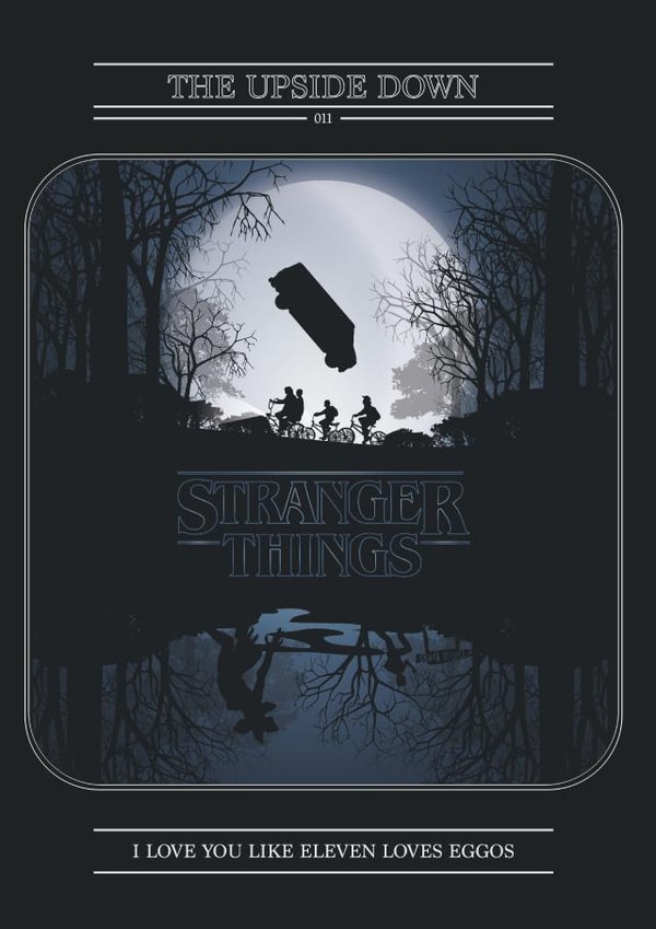 stranger things Valentines Day Card 24480 created by Jordan Williams