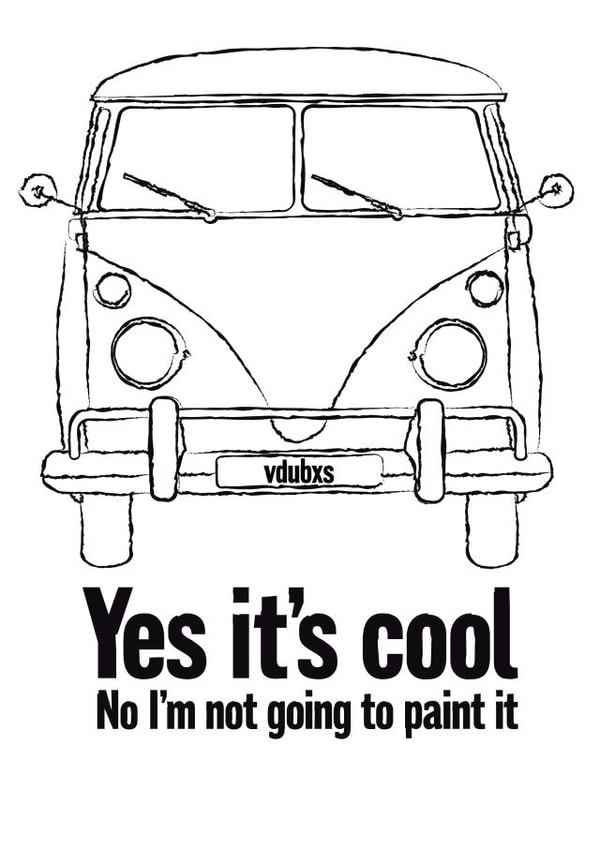 drawing camper Card 30320 created by vdubxs