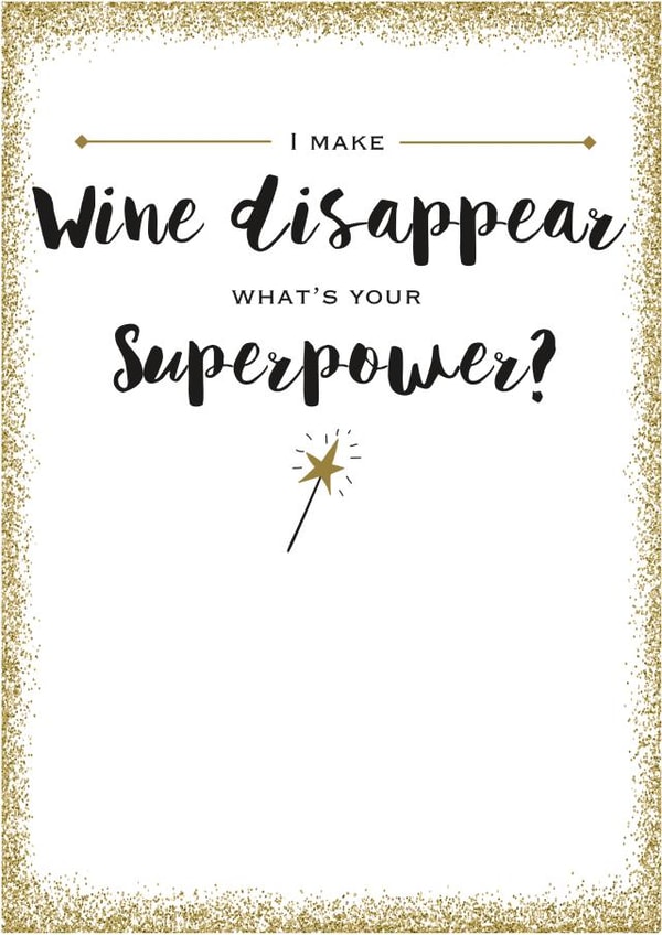 WINE FUNNY Love & Friendship Card 2794 created by Always Sparkle