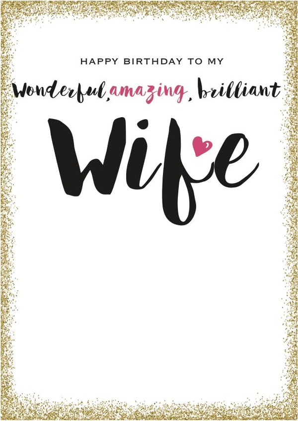 wife birthday Birthday Card 2799 created by Always Sparkle