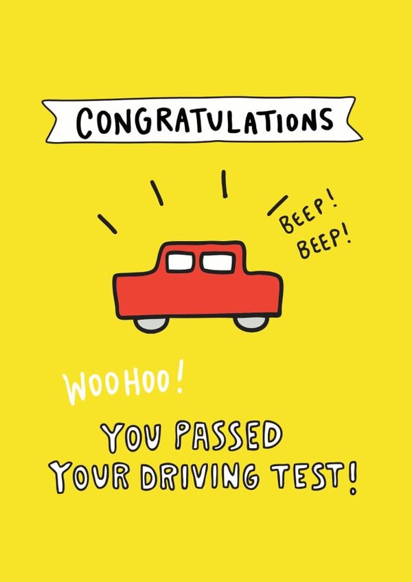 Driving Test Card created by Angela Chick
