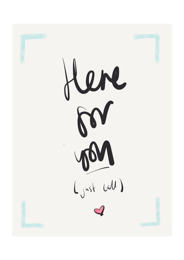 Friend Here for you  Thinking of you Card 30280 created by Precious HB
