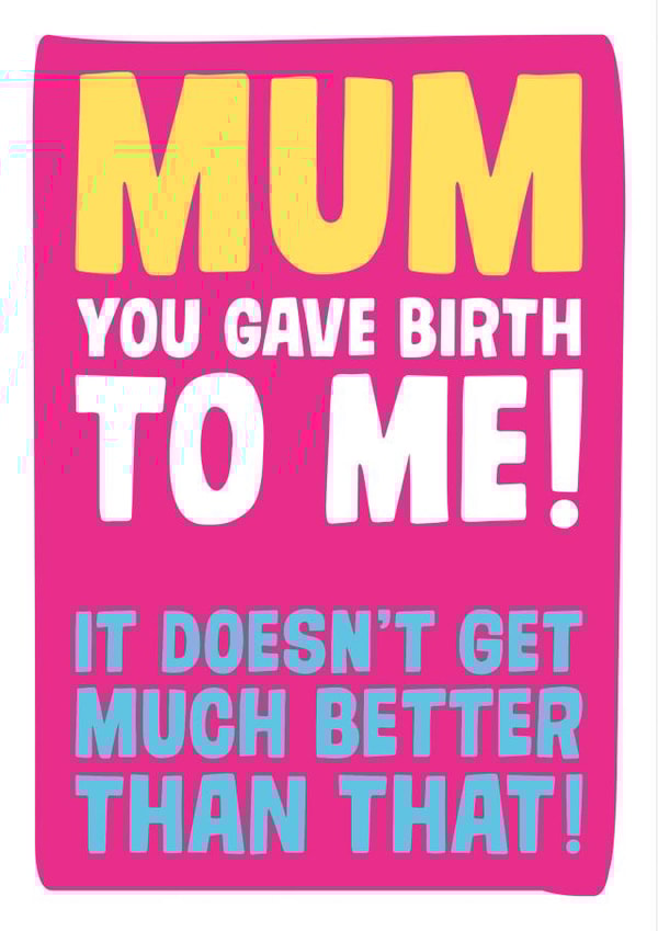 Female Adult Mother's Day Card 2976 created by Dean Morris Cards