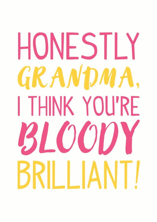 grandma gran Birthday Card 5838 created by Paper Sheriff