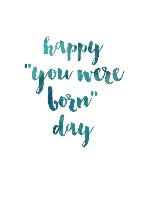 birthday minimalist Birthday Card 3931 created by Ruby Wren Designs