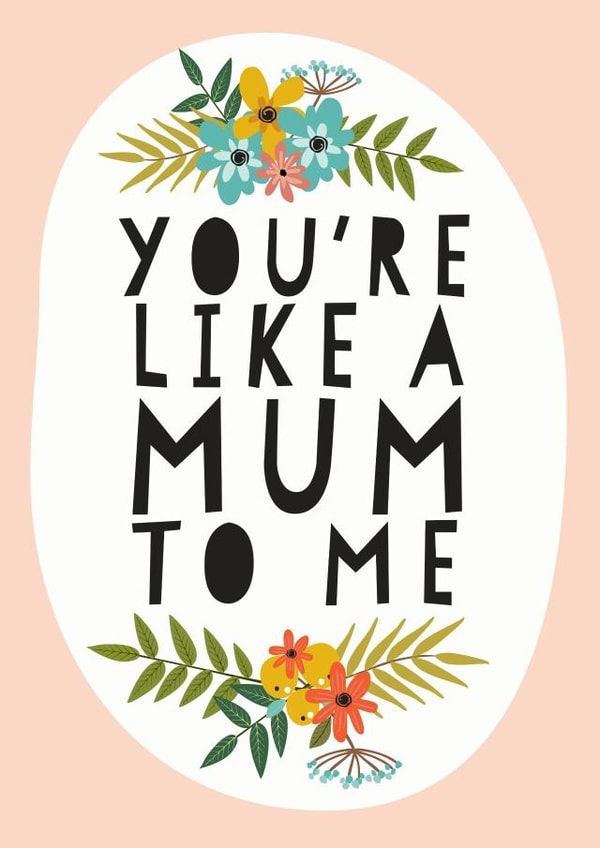 Step-Mother adoptive Mothers Day Card 5925 created by Mrs Best Paper Co.