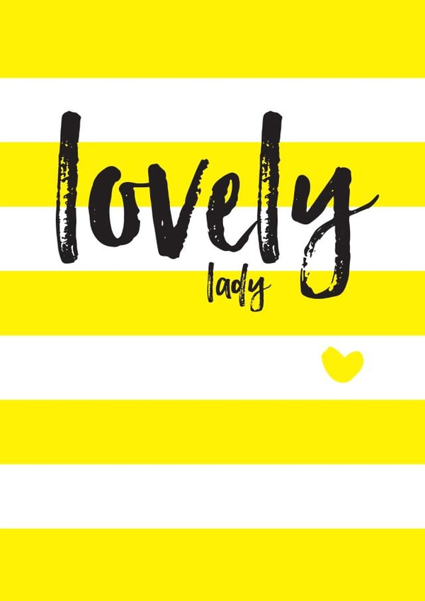 yellow lovely Love & Friendship Card 1385 created by Megan Claire