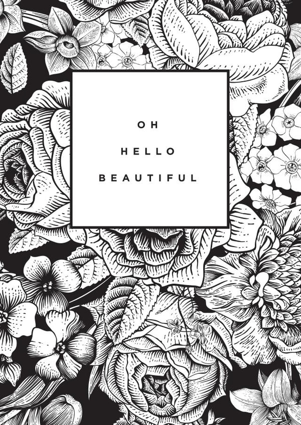 botanical floral Love & Friendship Card 1387 created by Megan Claire