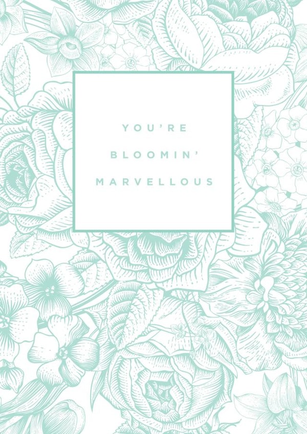 marvellous friend Love & Friendship Card 1390 created by Megan Claire