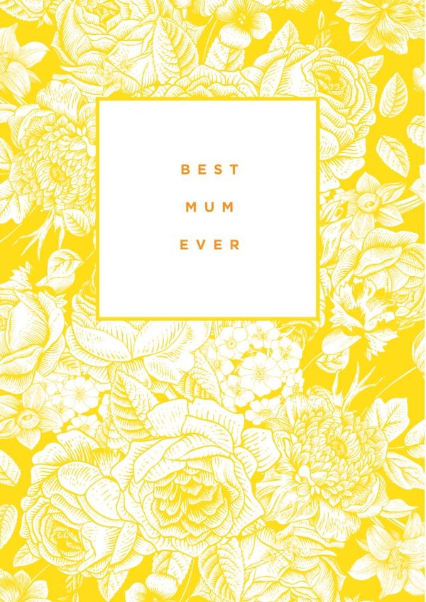 best mum ever mum Mothers Day Card 23913 created by Megan Claire