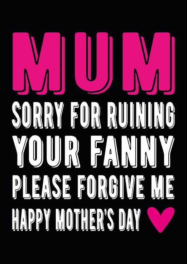 happy mothers Mothers Day Card 30443 created by Filthy Sentiments