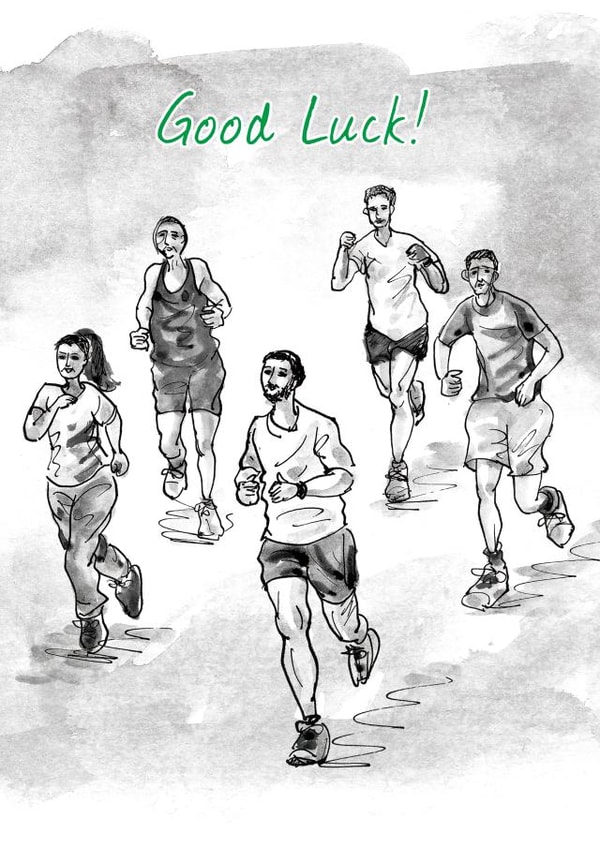 Good Luck Card 23994 created by Happy Nut Creations