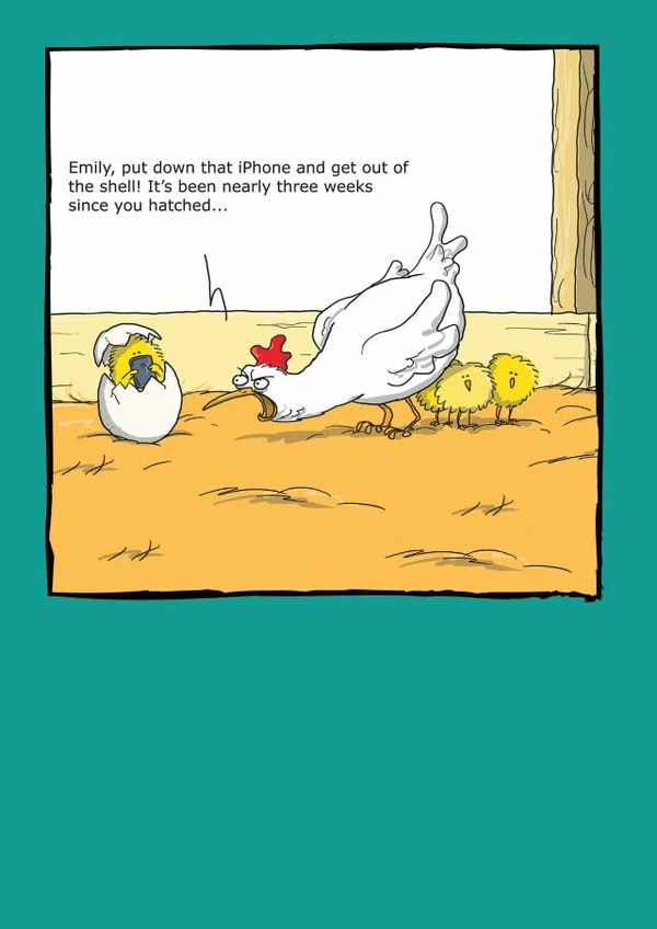 funny comic Love & Friendship Card 6539 created by Redback Cards