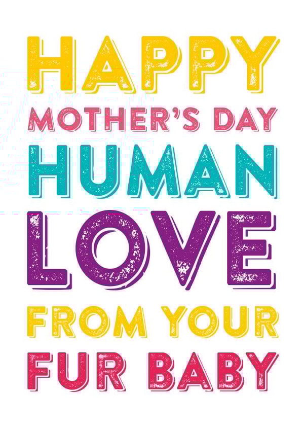 furbabycard ferrit Mothers Day Card 3519 created by Do You Punctuate?