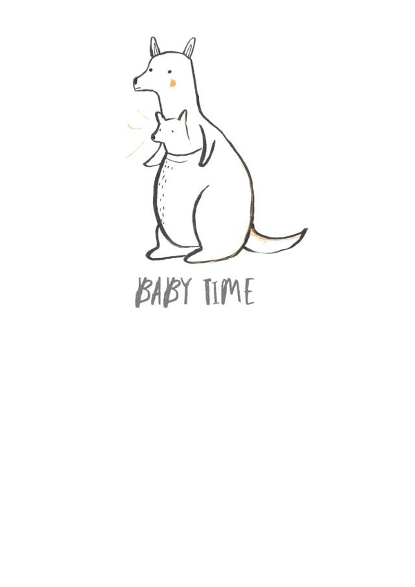 baby funny New Baby Card 5730 created by Louise Wright