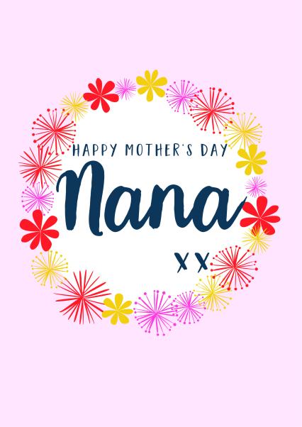 Classic Mothers Day Card - Nana - Happy Mother's Day Nana | thortful