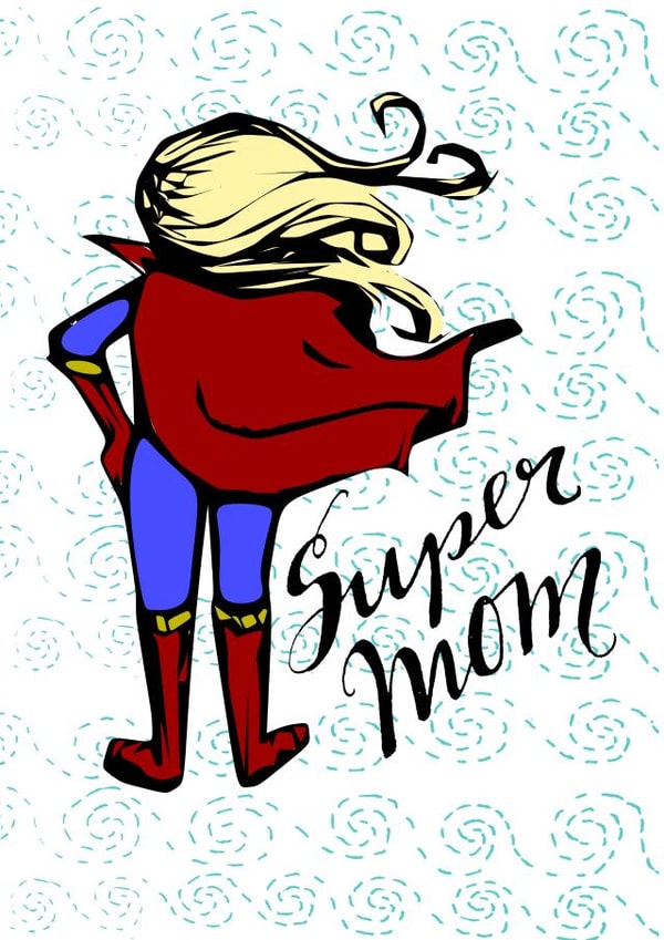 Super mom Card 22386 created by Ashley Taylor