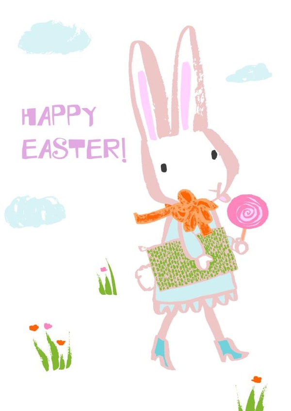 EASTER bunny Easter Card 4027 created by From A Place of Wonder