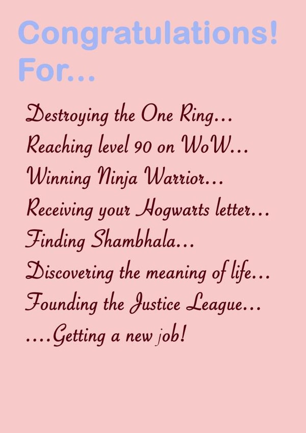 Congratulations Job Card 30346 created by mozz